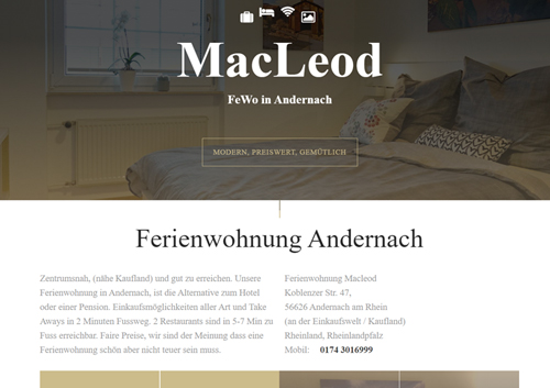 Ferienwohnung MacLeod Andernach